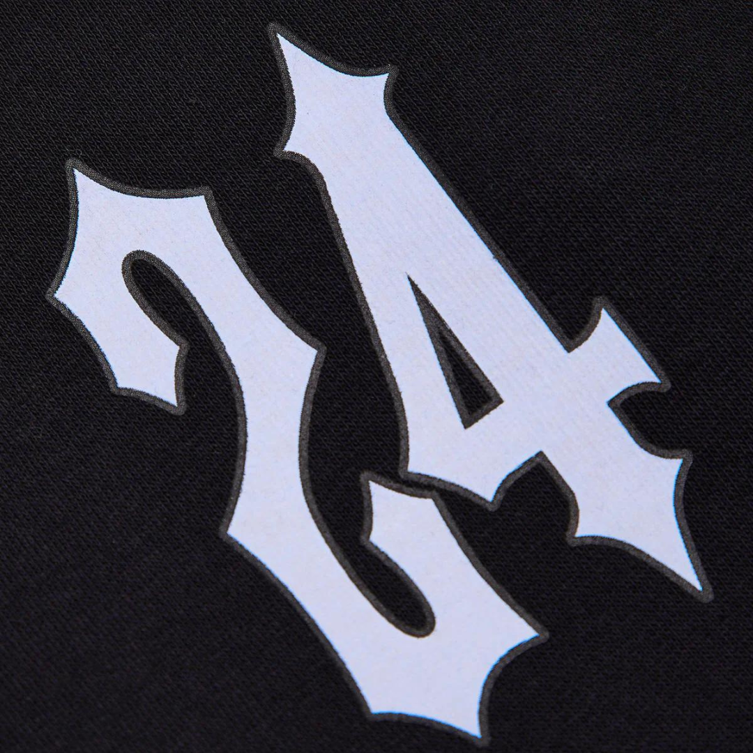 Trapstar Split Arch Irongate Hooded Shorts Set - Black/Blue