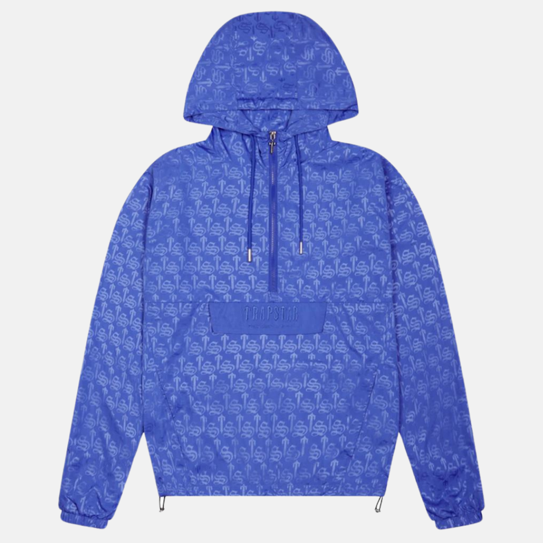 Trapstar Irongate T Windbreaker - Blue Monogram Edition - No Sauce The Plug