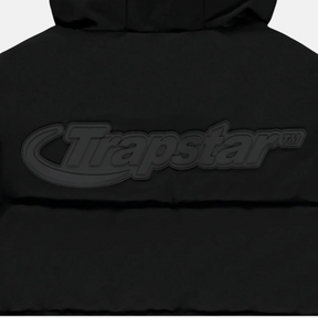 Trapstar Hyperdrive Technical Puffer Jacket - Black/White Edition