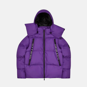 Trapstar x Awful Lot of Cough Syrup Hooded Puffer - Purple - No Sauce The Plug