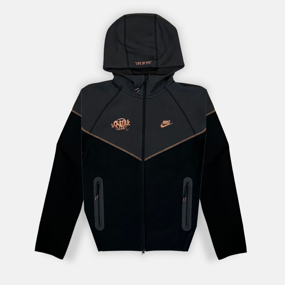 Central Cee x Nike Tech Fleece Set - Black, Anthracite, Metallic Red Bronze (Syna world) - No Sauce The Plug