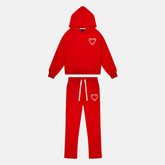 Carsicko Signature Tracksuit - Red - No Sauce The Plug