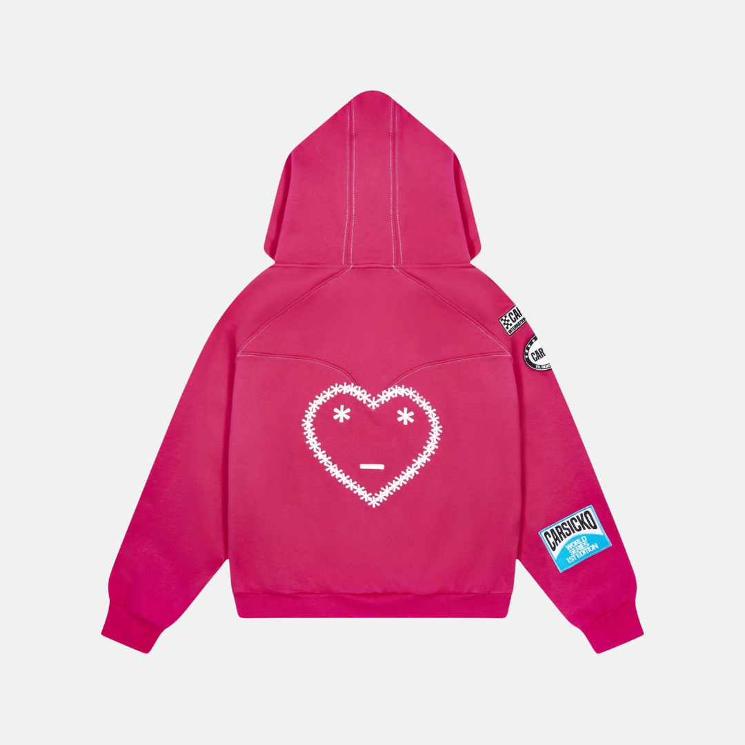Carsicko Racing Club Hoodie - Pink - No Sauce The Plug