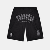 Trapstar Irongate Arch It's a Secret Basketball Shorts - Black/White - No Sauce The Plug