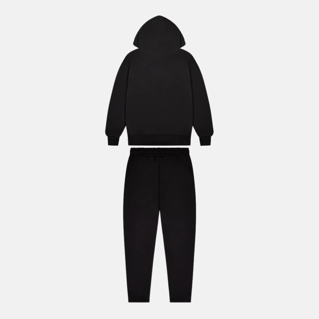 Trapstar Irongate Arch Chenille 2.0 Hooded Tracksuit - Black/Candy - No Sauce The Plug