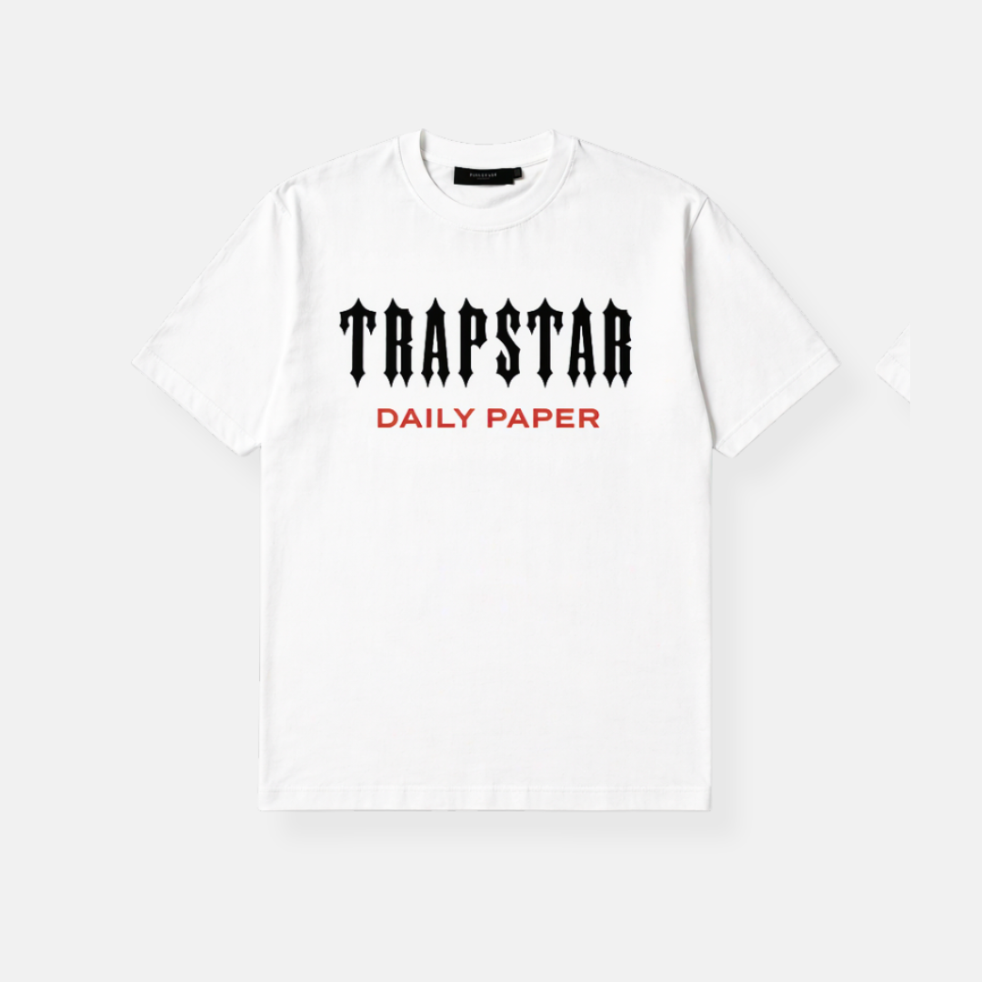 Trapstar x Daily Paper T-Shirt - White/Red