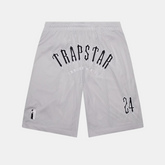 Trapstar Irongate Arch It's a Secret Basketball Shorts - Grey - No Sauce The Plug