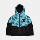 Hyperdrive Hooded Puffer - Black/Blue - No Sauce The Plug