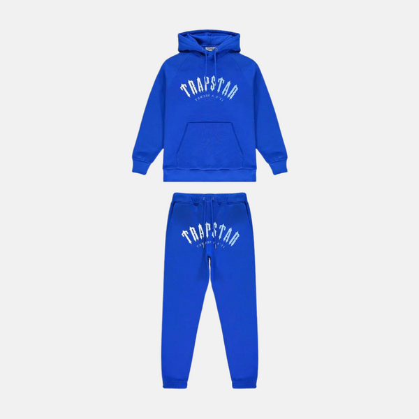 Trapstar Irongate Arch Gel Tracksuit - Dazzling Blue/White | No Sauce The  Plug