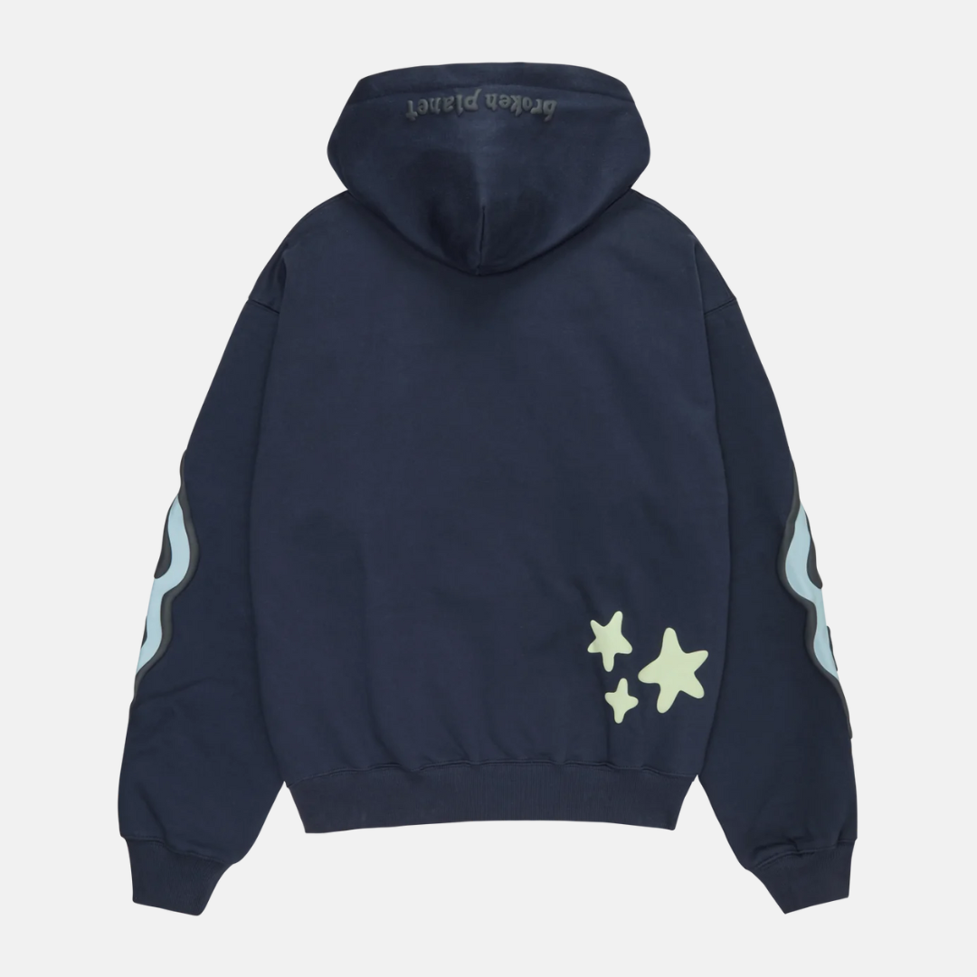 Broken Planet Astral Energy Hoodie - Outer Space Blue - No Sauce The Plug