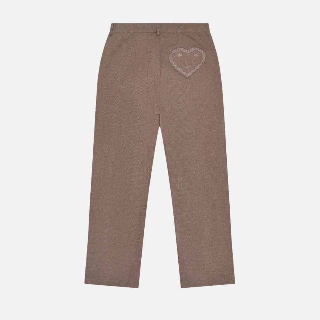 Carsicko Heart Logo Pants- Sand