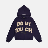 Carsicko Dont Touch Hoodie - Navy - No Sauce The Plug