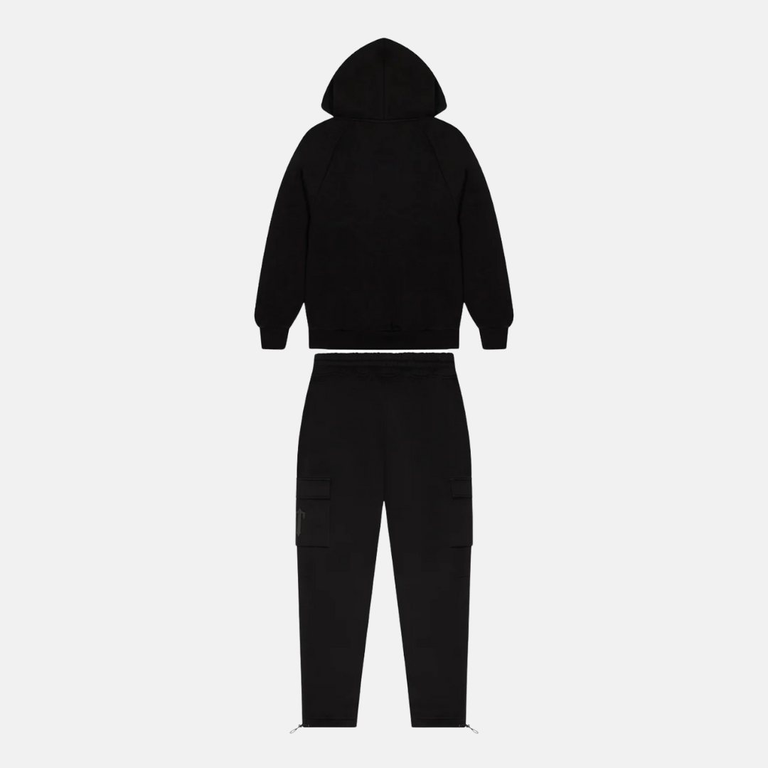 Trapstar London Shooters Hooded Tracksuit - Black / White - No Sauce The Plug