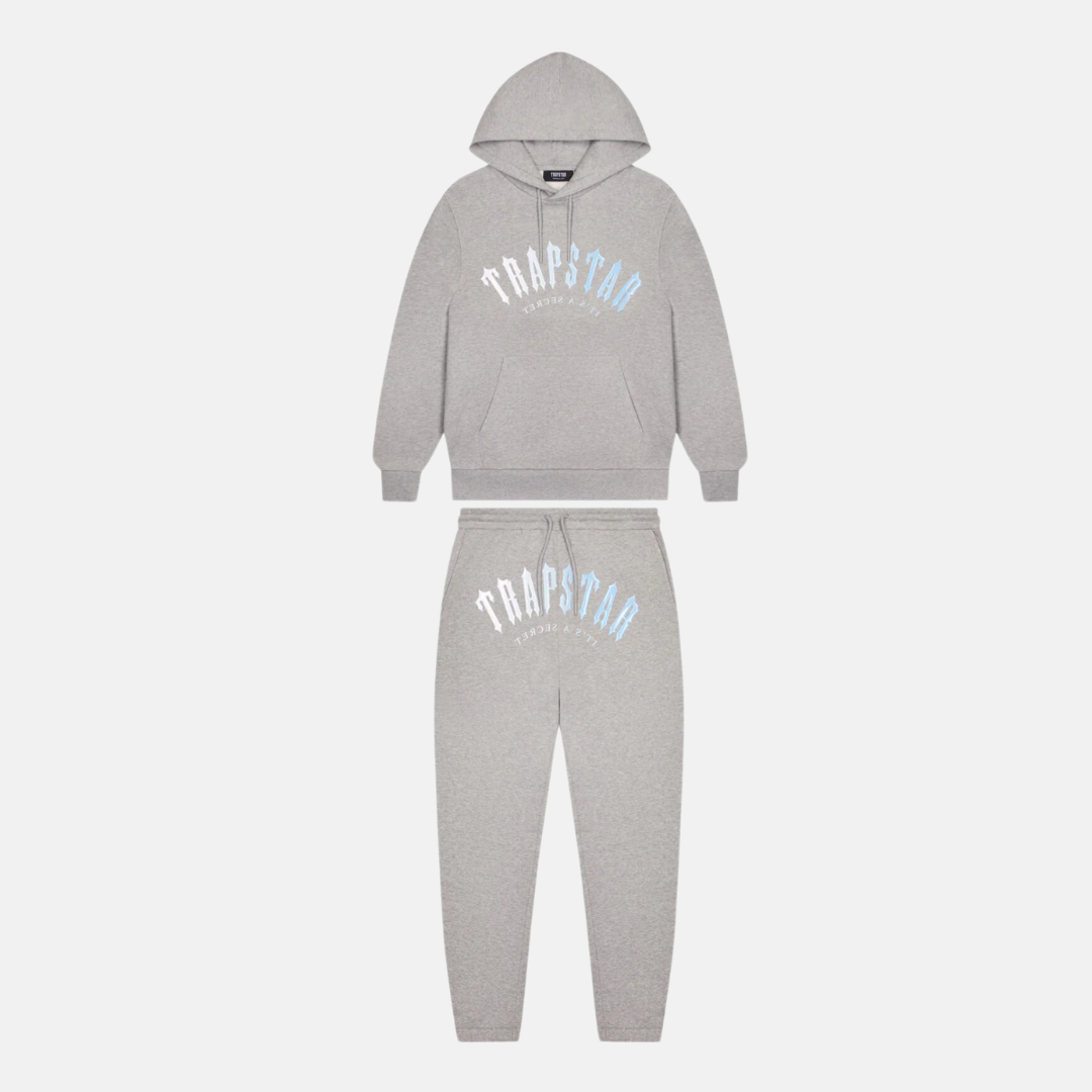 Trapstar Irongate Arch Gel Tracksuit - Grey/Blue