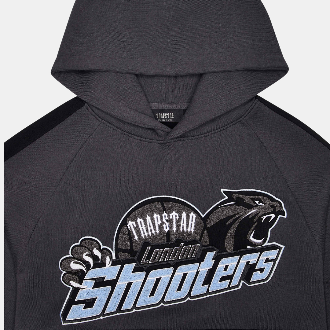 Trapstar London Shooters Hooded Panel Tracksuit - Black / Blue