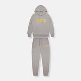 Trapstar Decoded Chenille Tracksuit - Grey / Yellow - No Sauce The Plug