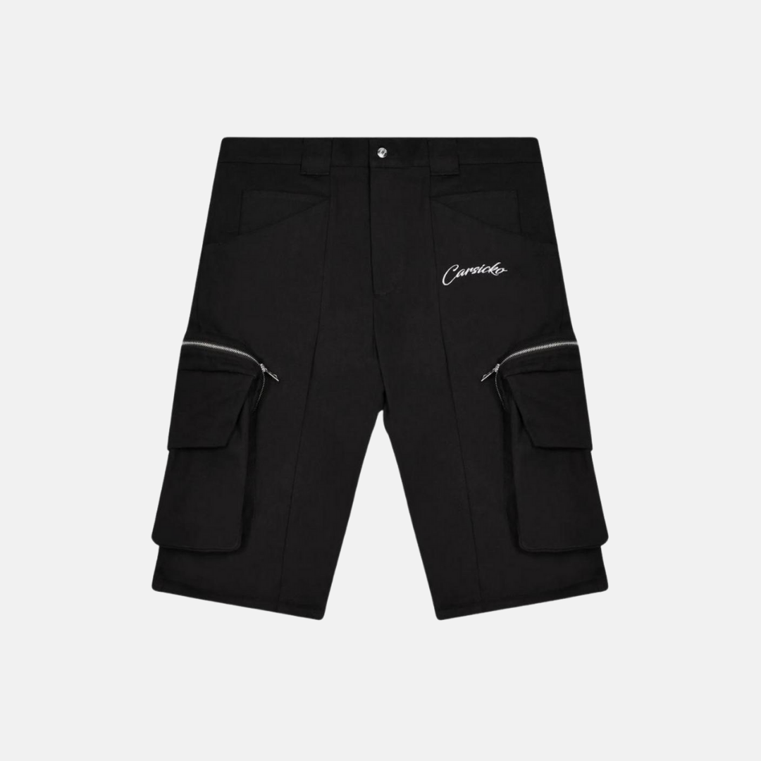 Carsicko Utility Pocket Pants/Shorts - Black