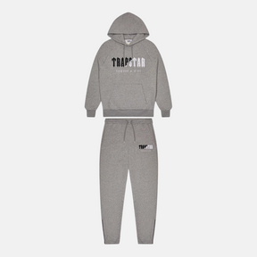 Trapstar Chenille Decoded Tracksuit - Grey/Black - No Sauce The Plug