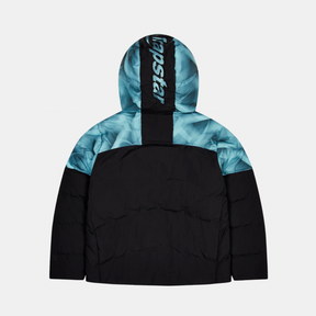 Hyperdrive Hooded Puffer - Black/Blue - No Sauce The Plug