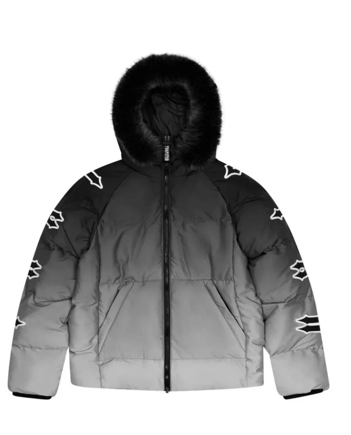 Trapstar Irongate Sleeve Puffer Jacket - Black Gradient