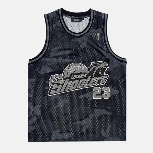 Trapstar London Irongate Basketball Vest BL バスケ タンク Trapstar Irongate Arch Basketball Vest - Blue