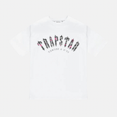 Trapstar Arched T-Shirt - White/Pink camo - No Sauce The Plug