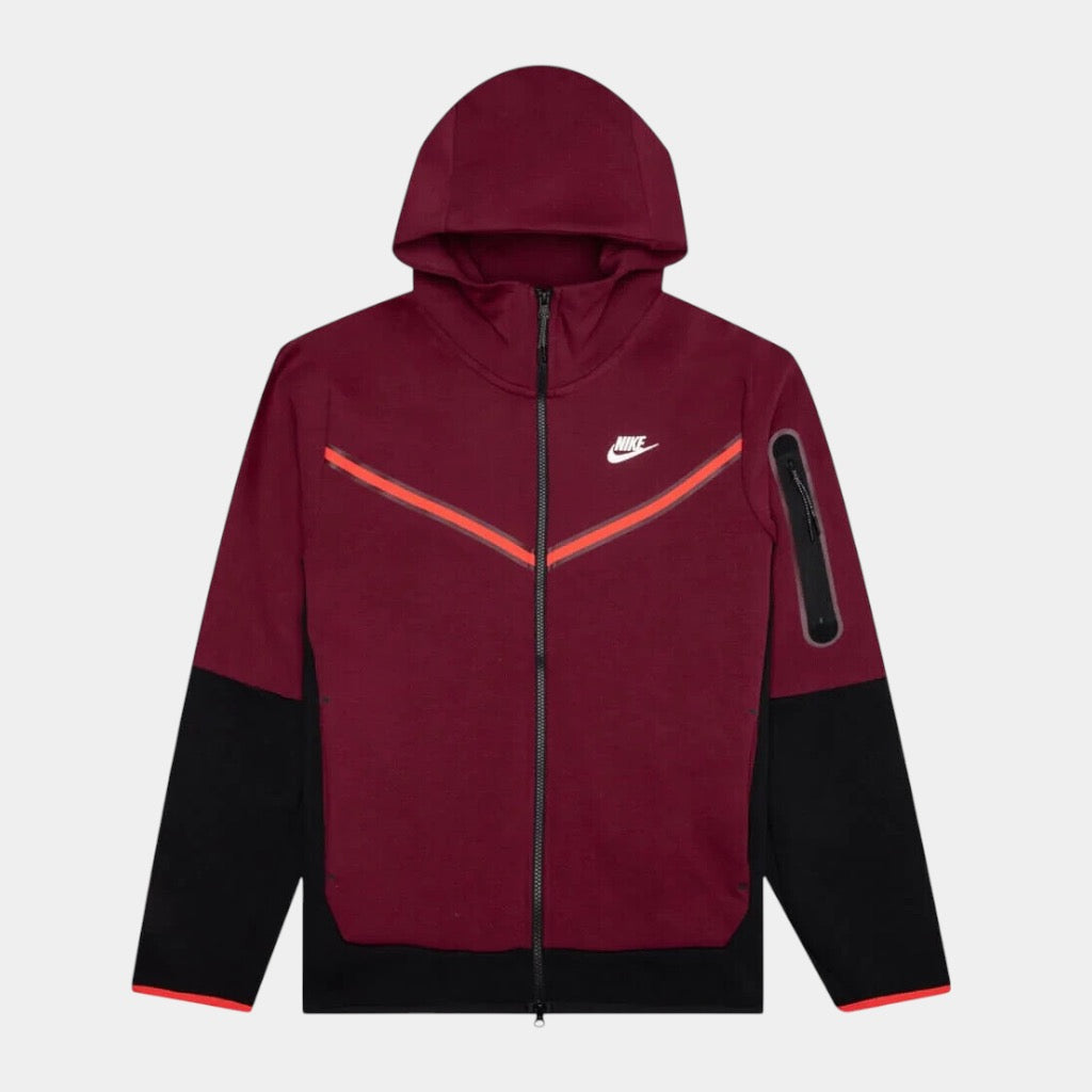 Nike Tech Fleece Hoodie - Beetroot (3rd Gen) - No Sauce The Plug