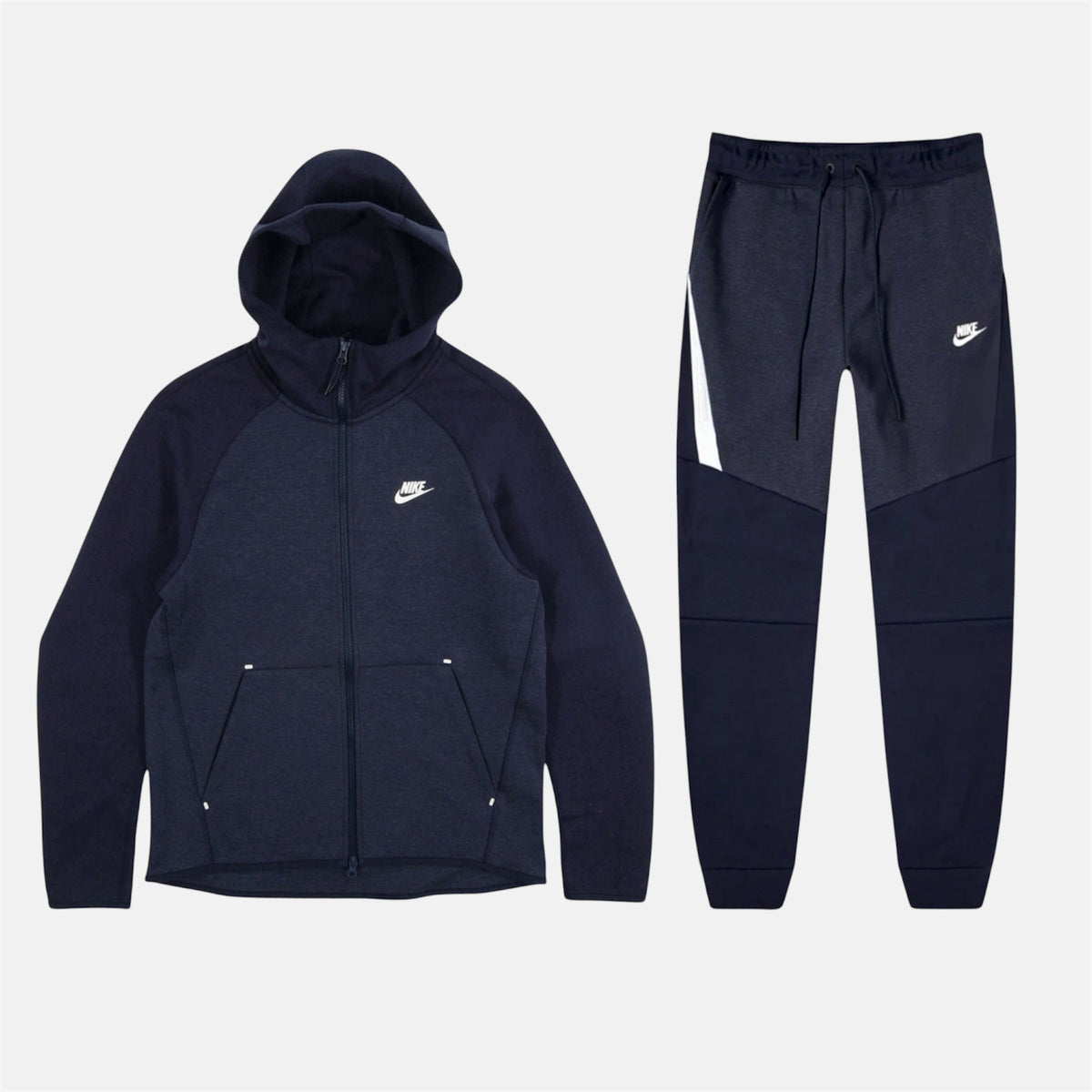 Nike Tech Fleece Set - Two Tone Navy (2nd Gen - Old Season) - No Sauce The Plug