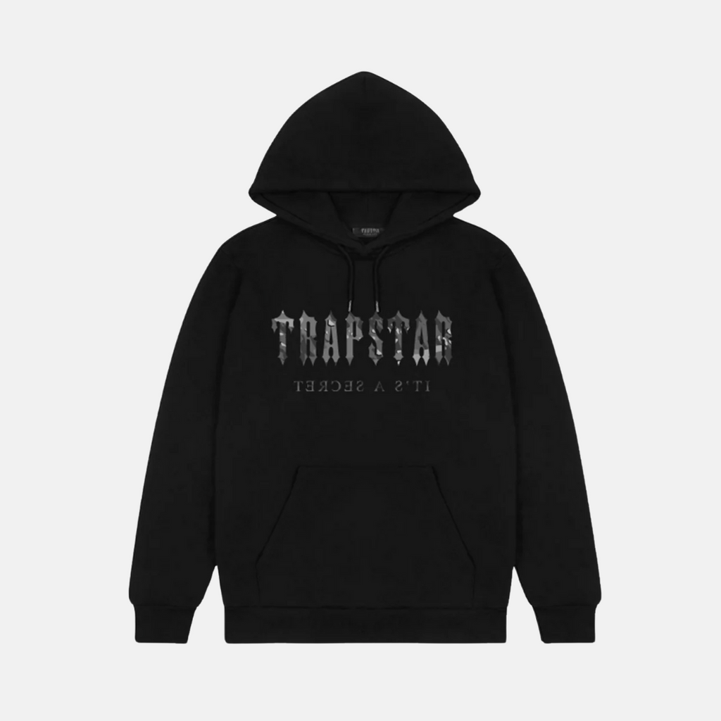 Trapstar Decoded Hoodie - Blackout Camo | No Sauce The Plug