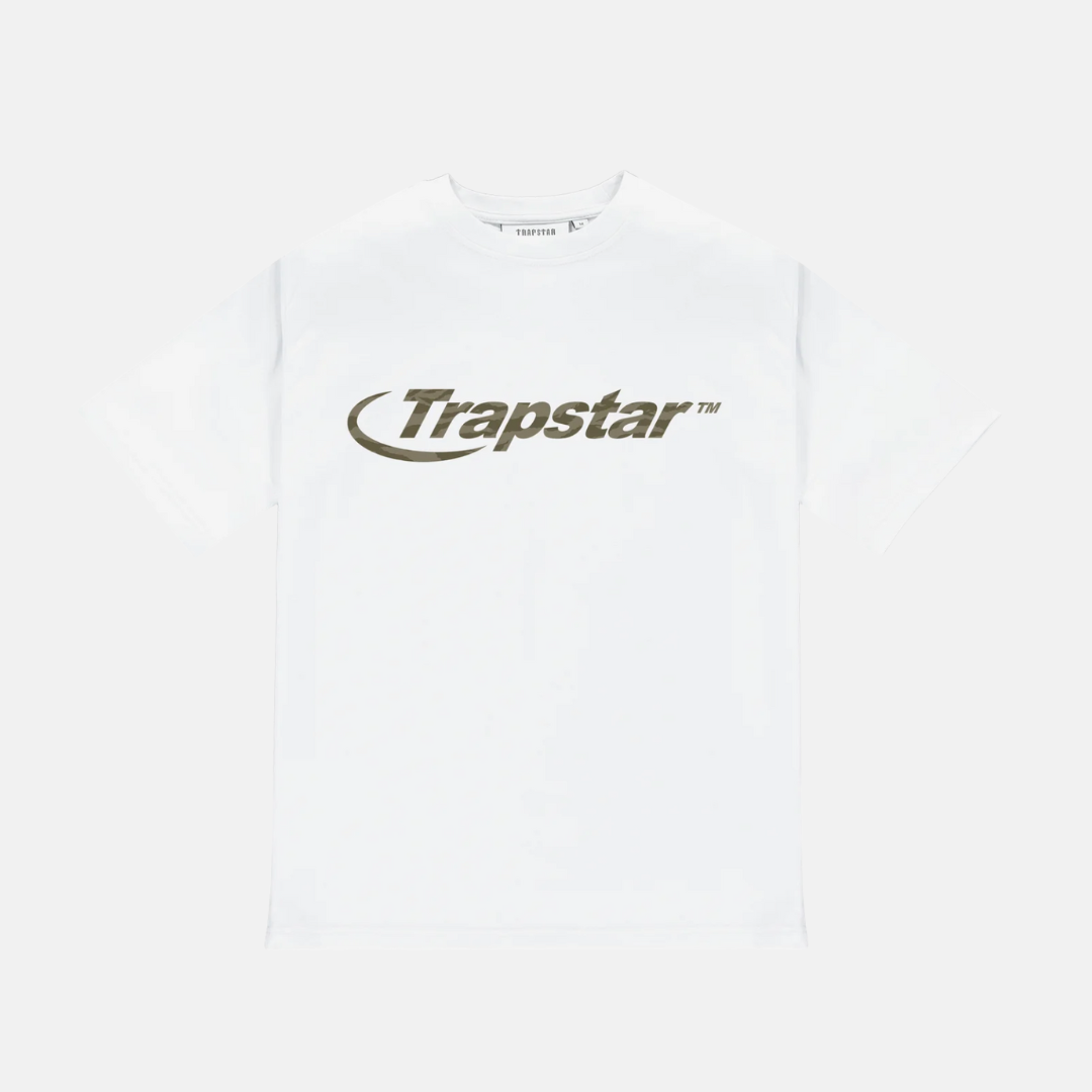 Trapstar Hyperdrive T-Shirt - White/Tiger Camo