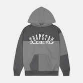 Trapstar x Iceburg Two Logo Hoodie - Grey - No Sauce The Plug