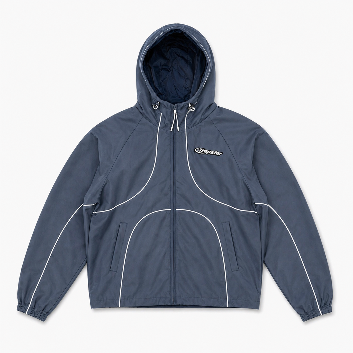 Trapstar Hyperdrive Piped Padded Windbreaker - Navy