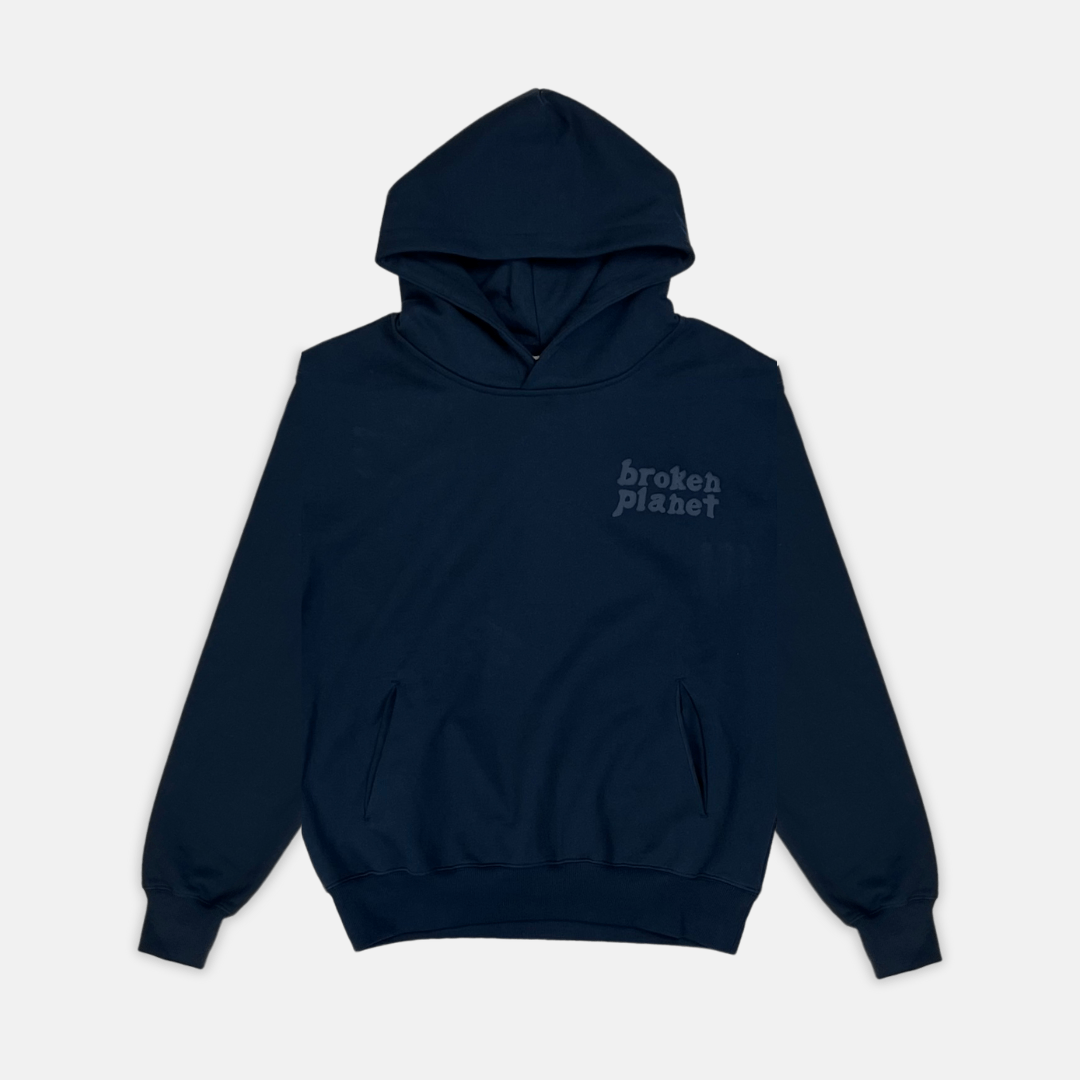 Broken Planet Basics Hoodie - Outer Space Blue - No Sauce The Plug