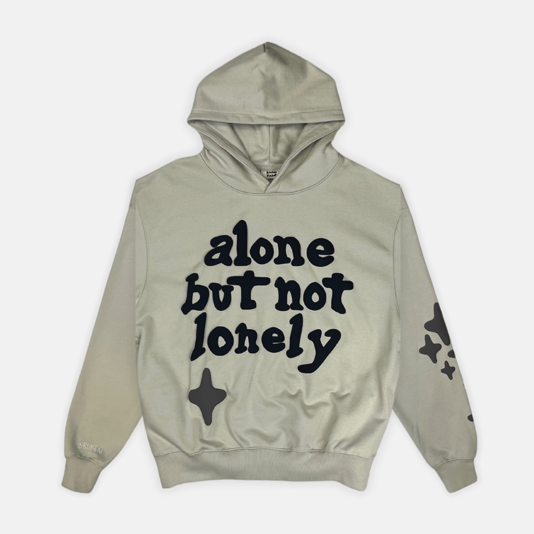 Broken Planet Hoodie - Alone but not Lonely - No Sauce The Plug