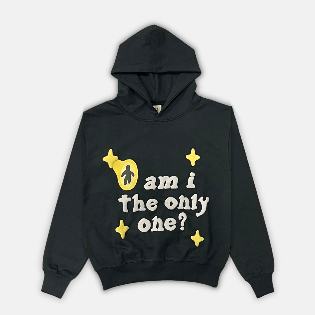 Broken Planet Hoodie - Am I The Only One - Onyx - No Sauce The Plug