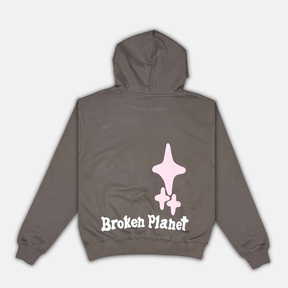 Broken Planet Hoodie - Stuck in a Mirage - Taupe - No Sauce The Plug