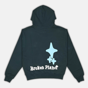 Broken Planet Hoodie - The Madness Never Ends - Sapphire - No Sauce The Plug