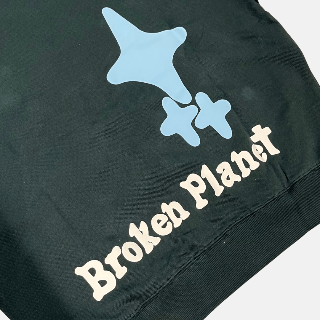 Broken Planet Hoodie - The Madness Never Ends - Sapphire - No Sauce The Plug