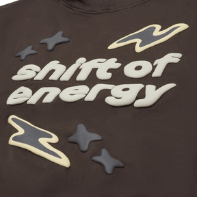 Broken Planet Shift Of Energy Hoodie - Dark Brown - No Sauce The Plug