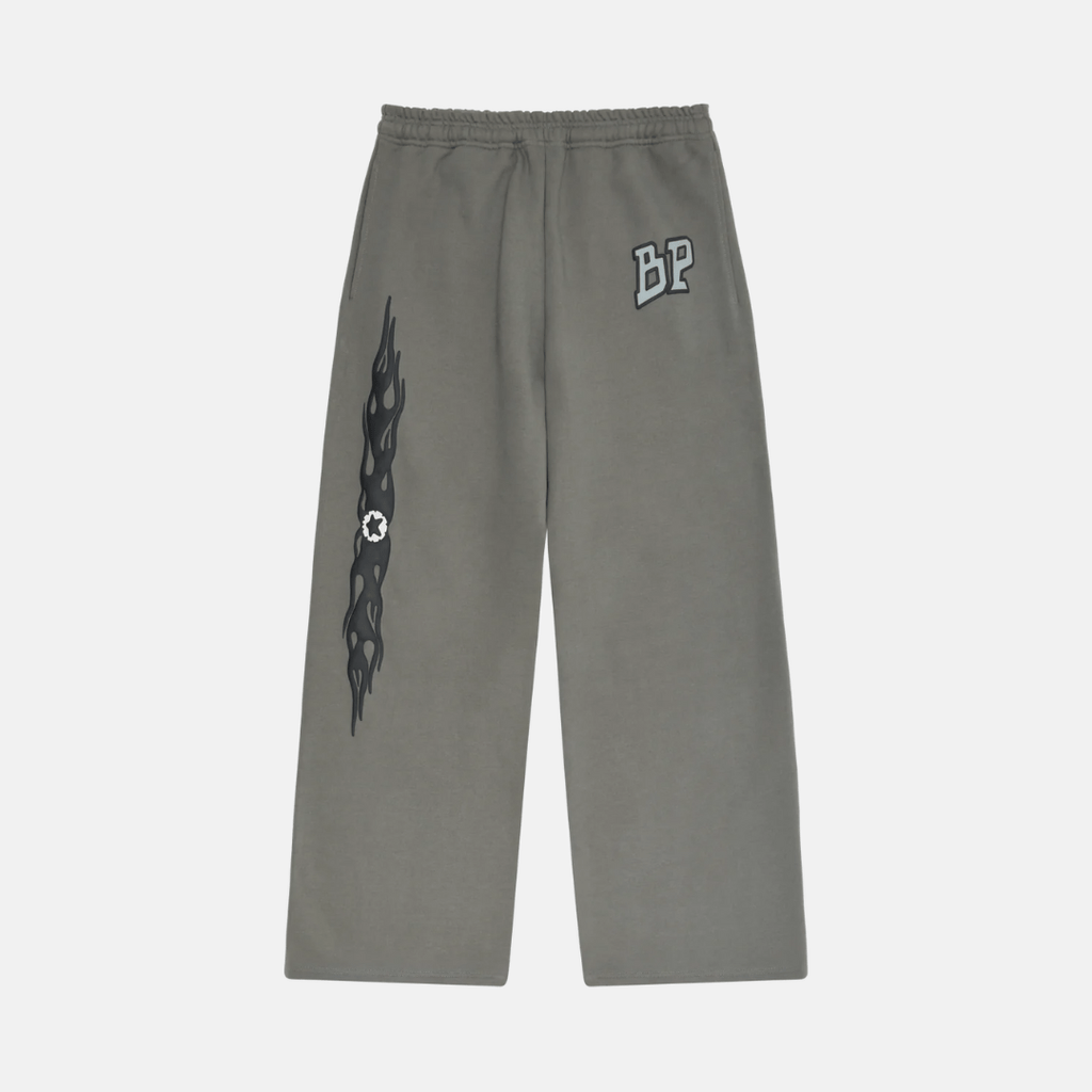 Broken Planet Wide Leg Sweatpants - Gunmetal Gray | No Sauce