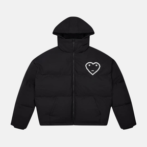 Carsicko Logo Puffer Jacket - Black - No Sauce The Plug