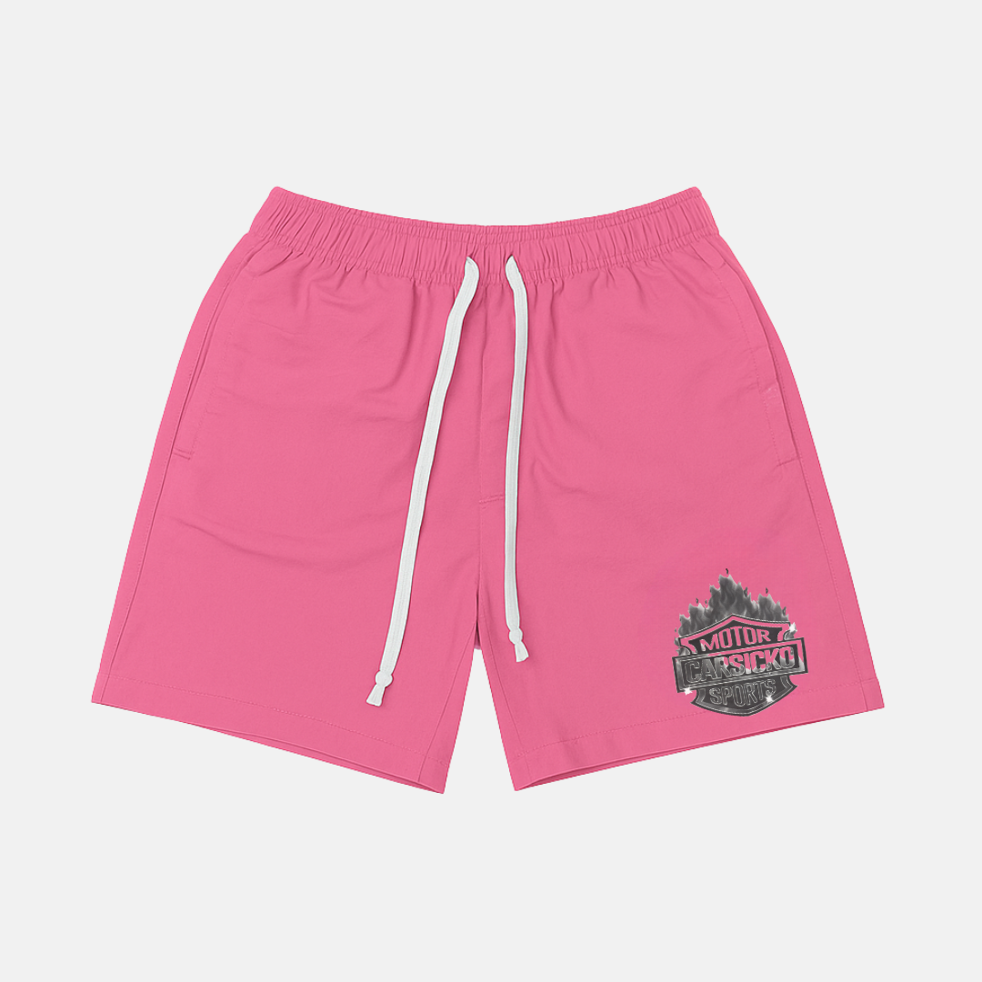 Carsicko Windbreaker Shorts - Pink