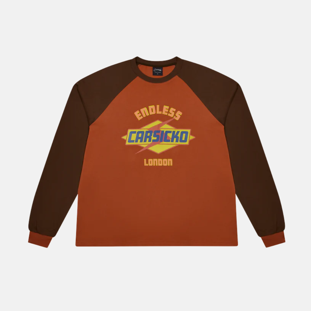 Carsicko Endless Long Sleeve T-Shirt - Brown