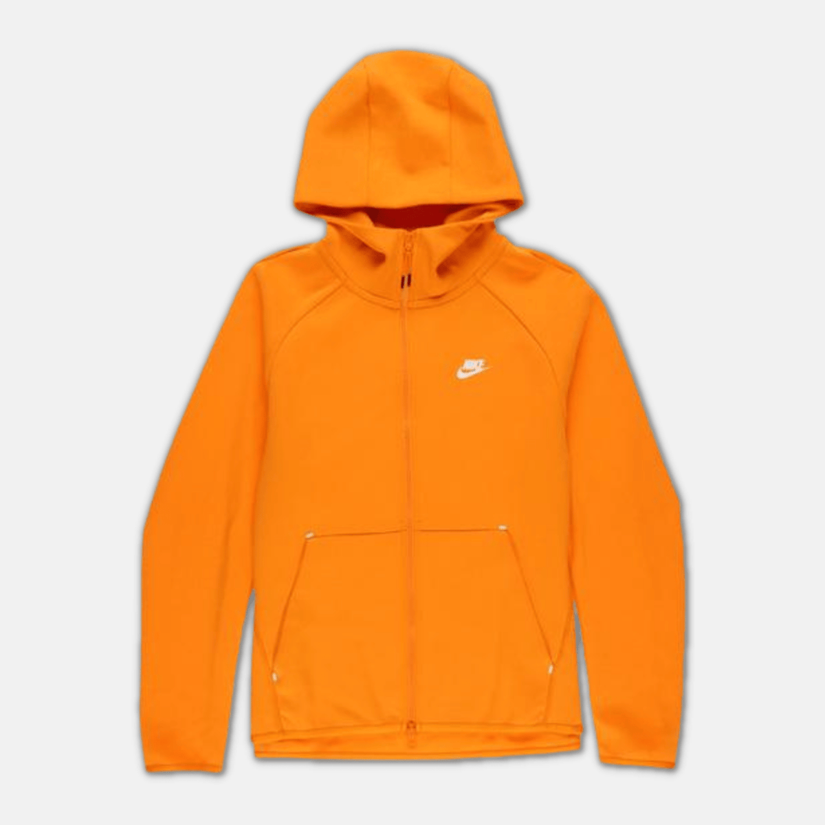 Nike Tech Fleece Hoodie - Orange (2nd Gen) - No Sauce The Plug