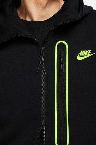 Nike Tech Fleece Hoodie - Volt Black (3rd Gen) - No Sauce The Plug