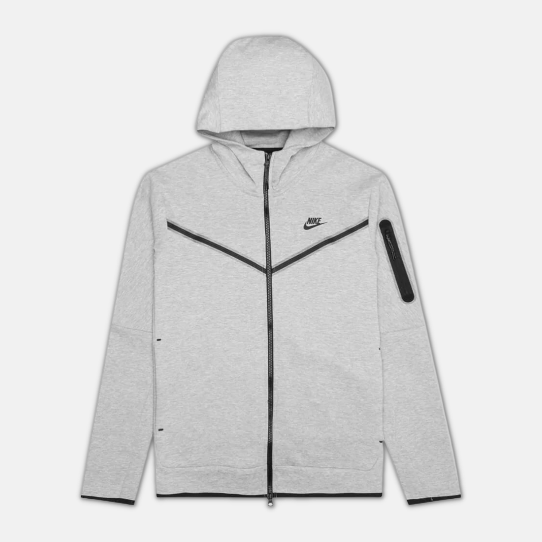 Nike Tech Fleece Hoodie - Grey (3rd Gen) | No Sauce The Plug