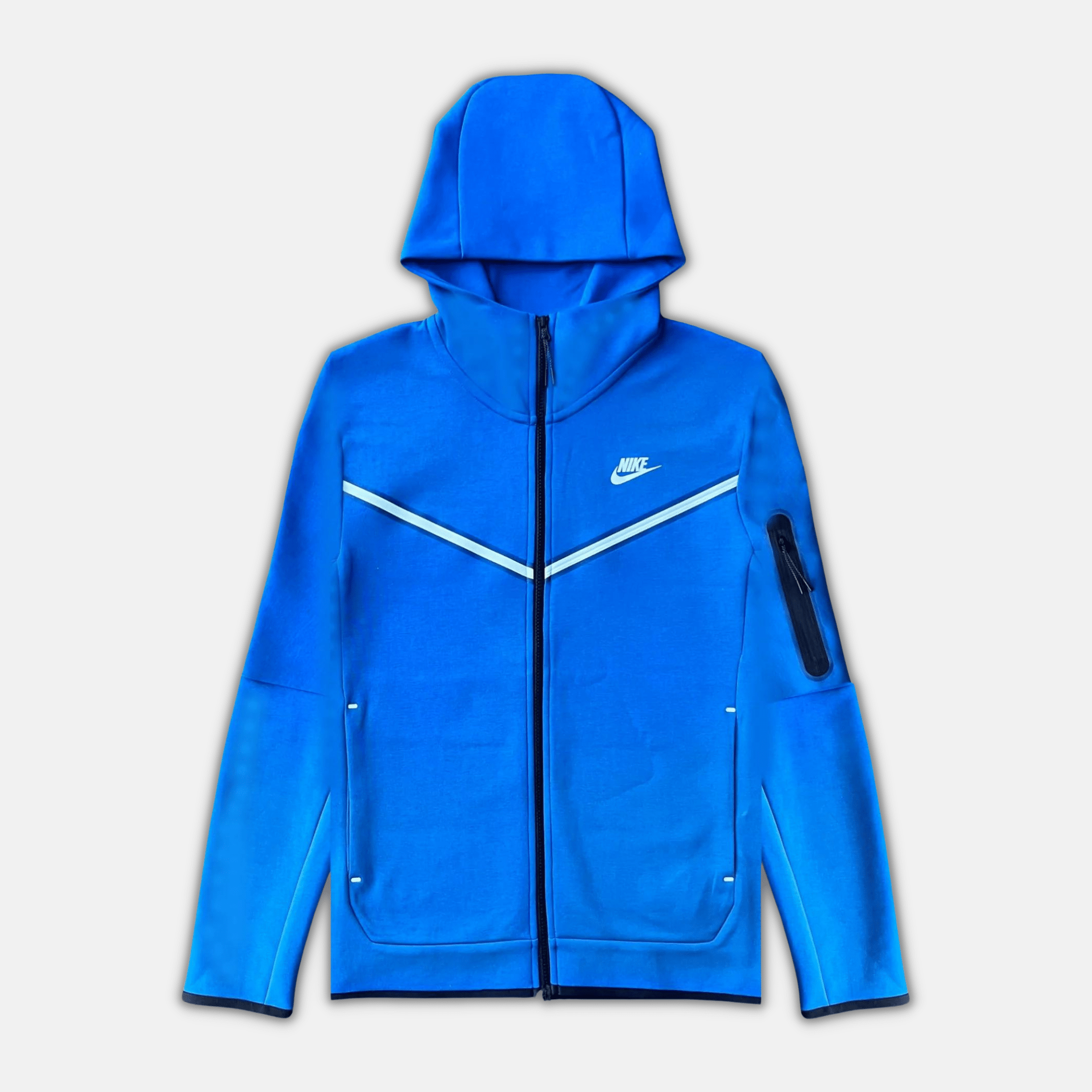 Nike Tech Fleece Hoodie - Marina Blue (3rd Gen - Old Season) | No Sauce