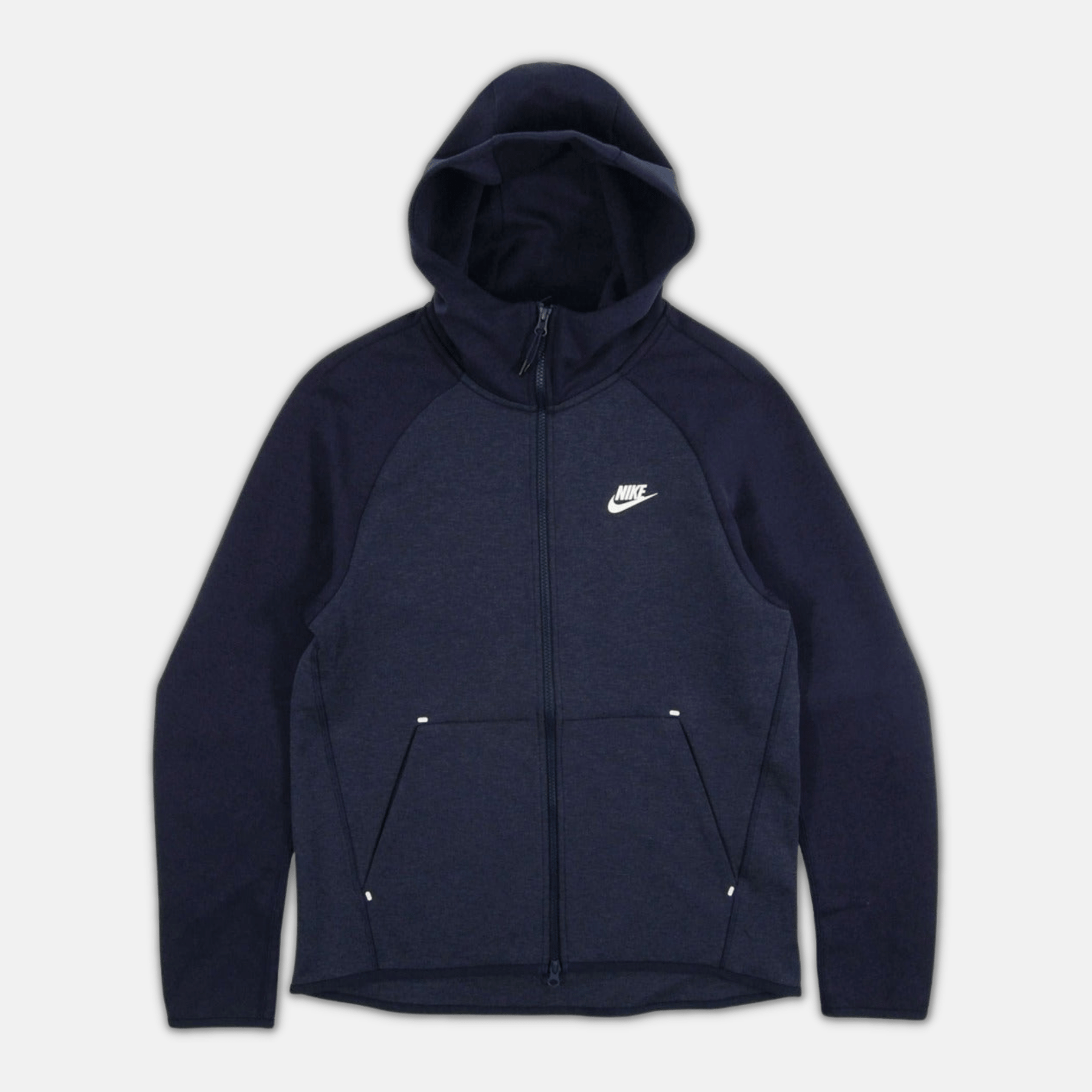 Nike Tech Fleece Hoodie Two Tone Navy 2nd Gen Old Season No Sauce The Plug
