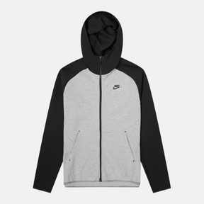 Nike Tech Fleece Hoodie - Black & Light Grey (2nd Gen - Old Season ...