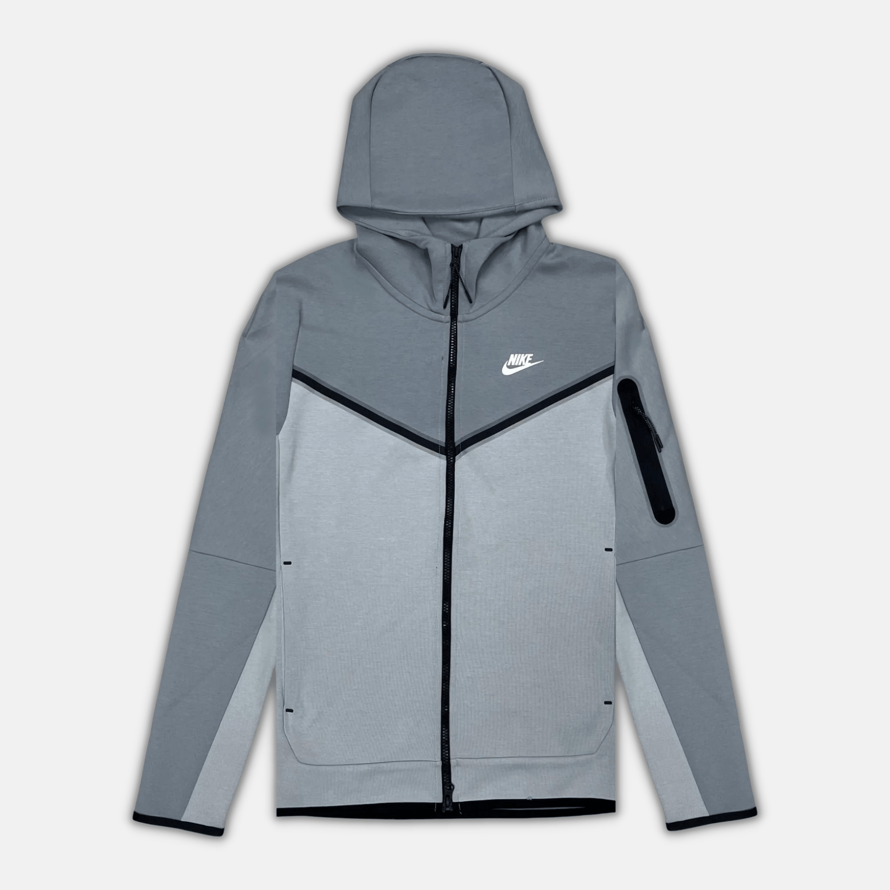 Nike Tech Fleece Hoodie Particle Grey 3rd Gen Old Season No Sauce The Plug